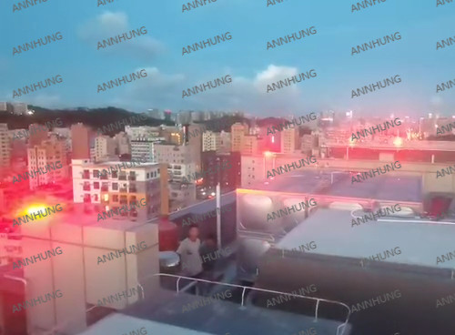 mais recente caso da empresa sobre Projeto Anhui Duofu Nine Mansion, luz de obstrução de aviação LED de intensidade média