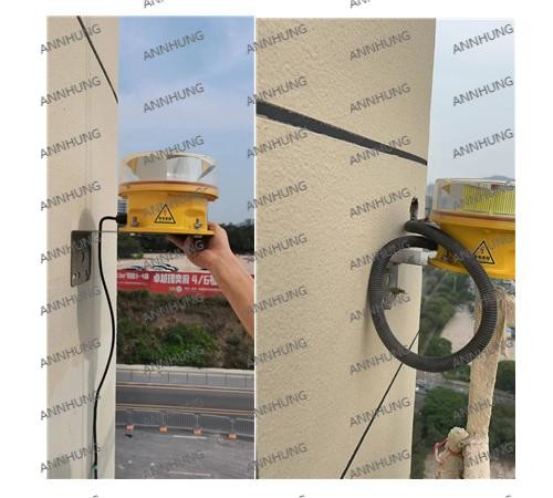mais recente caso da empresa sobre Projeto do Centro Comercial Global de Shenzhen Longhua Xinghe, Luz de Obstrução de Aviação de Meia Intensidade LED
