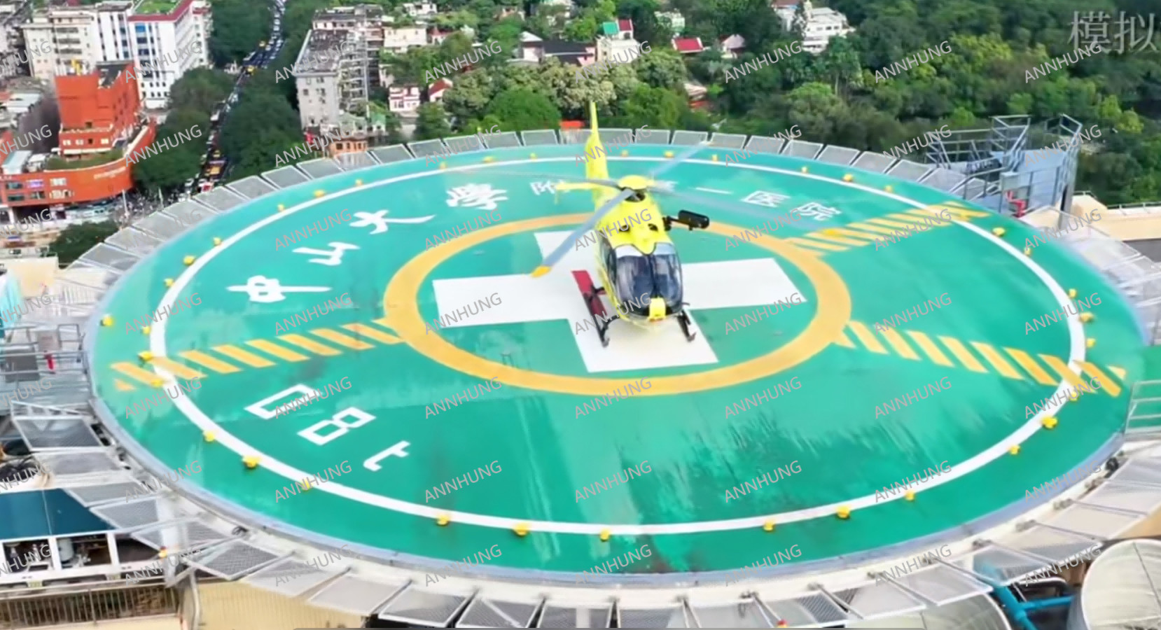 mais recente caso da empresa sobre Iluminação do Heliporto - Caso do Projeto
