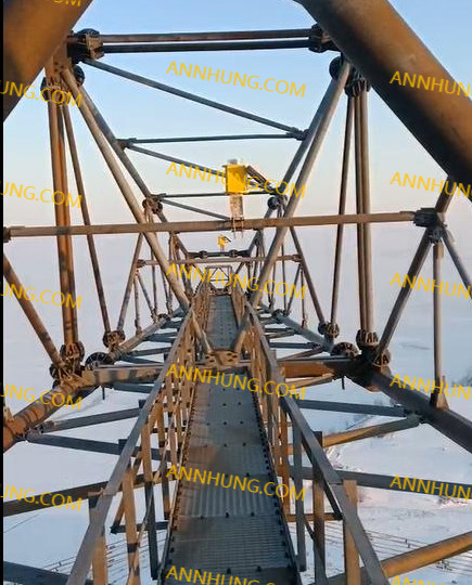 mais recente caso da empresa sobre Linha de transmissão projeto de construção novo de 500KV Xingfu-Yongyuan, luz de obstrução solar da aviação da Meio-intensidade