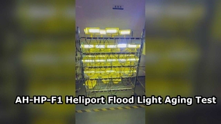 Holofote de heliporto AH-HP-F1 - Teste de envelhecimento