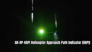 Indicador de caminho de aproximação de helicóptero AH-HP-HAPI (HAPI)