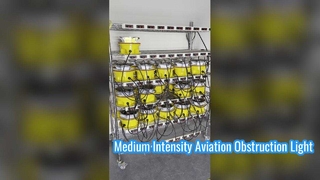 Luz de obstrução de aviação de média intensidade tipo A