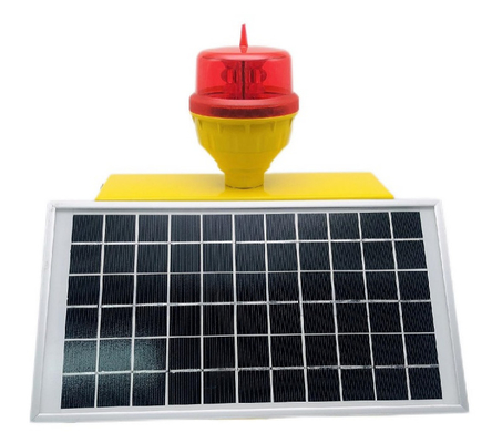 Tipo posto solar luz da luz de obstrução ICAO da aviação da baixa intensidade único de obstrução de B