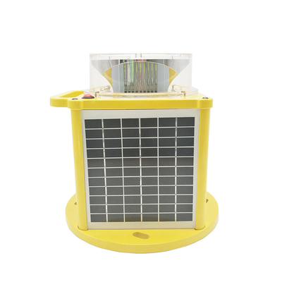 Baliza solar branca do heliporto 2500cd que leve o código Morse H 24 horas de operação