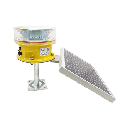 intensidade média posta solar vermelha da luz de obstrução da aviação 2000cd