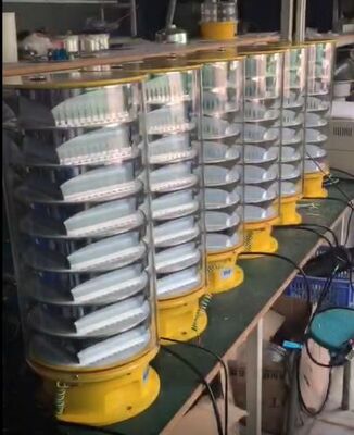 Fábrica direta de alta intensidade IP67 à prova d'água 360 ângulo de feixe luz de obstrução de aviação LED com 200.000cd intensidade