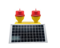 Intensidade dobro posta solar de luz de obstrução da aviação do diodo emissor de luz baixa